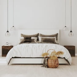 Set 2 Comodini da Camera da Letto, Tavolini da notte con Cassetto Rovere Fumo vidaXL