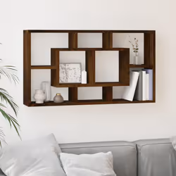 VidaXL 342592 scaffale Legno Quercia, Marrone