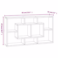 VidaXL 342594 scaffale Legno Marrone, Legno - Vista aggiuntiva 8