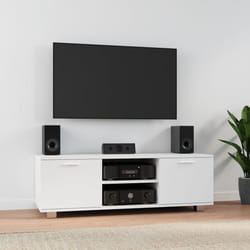 vidaXL Mobile Porta TV Bianco 120x40,5x35 cm in Legno Multistrato