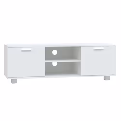 vidaXL Mobile Porta TV Bianco 120x40,5x35 cm in Legno Multistrato - Vista aggiuntiva 2