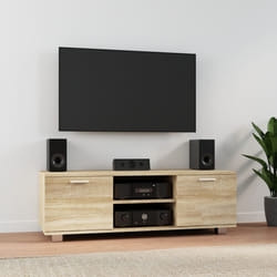 vidaXL Mobile per TV Rovere Sonoma 120x40,5x35 cm Legno Multistrato