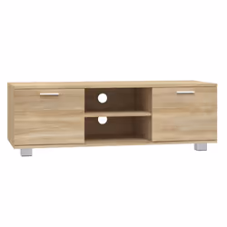 vidaXL Mobile per TV Rovere Sonoma 120x40,5x35 cm Legno Multistrato - Vista aggiuntiva 2
