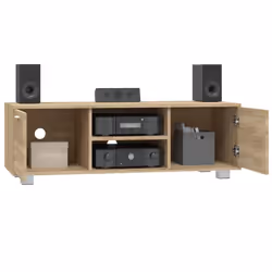 vidaXL Mobile per TV Rovere Sonoma 120x40,5x35 cm Legno Multistrato - Vista aggiuntiva 3