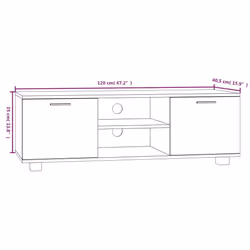 VidaXL 342617 supporto TV e sistema audio - Vista aggiuntiva 8