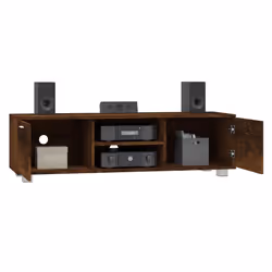 vidaXL Mobile TV Rovere Fumo 140x40,5x35 cm in Legno Multistrato - Vista aggiuntiva 3