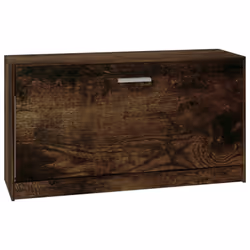 Scarpiera Rovere Fumo 80x24x45 cm in Legno Multistratocod mxl 81770 - Vista aggiuntiva 2