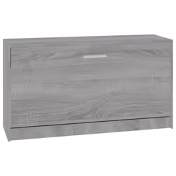 Scarpiera Grigio Sonoma 80x24x45 cm in Legno Multistratocod mxl 105678 - Vista aggiuntiva 2