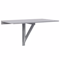 Tavolino Muro Pieghevole Grigio Sonoma 100x60x56 cm Multistratocod mxl 106450 - Vista aggiuntiva 2