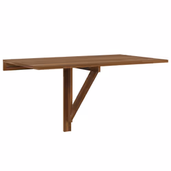 Tavolino Muro Pieghevole Rovere Marrone 100x60x56cm Multistratocod mxl 71489 - Vista aggiuntiva 2