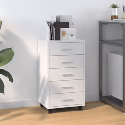 Questa elegante e moderna cassettiera con ruote sarà una soluzione di conservazione pratica e perfetta per qualsiasi ufficio ...
