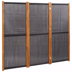 Paravento a 3 Pannelli Nero 210x180 cmcod mxl 94528 - Vista aggiuntiva 2