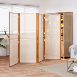 Divisorio a 4 Pannelli Bianco Crema 280x180 cmcod mxl 70519