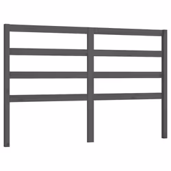 VidaXL 817657, Grigio, Legno di pino, 1860 mm, 100 cm, 40 mm