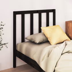 VidaXL 817679 testiera e pedana Nero