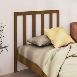 vidaXL Testiera per Letto ambra 81x4x100 cm in Legno Massello di Pino