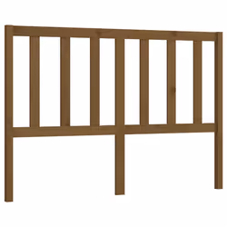 vidaXL Testiera per Letto ambra 156x4x100 cm in Legno Massello di Pino - Vista aggiuntiva 2