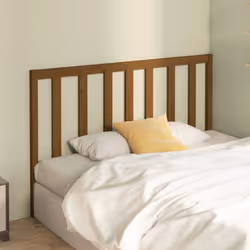 vidaXL Testiera per Letto ambra 156x4x100 cm in Legno Massello di Pino - Vista aggiuntiva 3