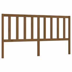 vidaXL Testiera per Letto Ambra 206x4x100 cm in Legno Massello di Pino - Vista aggiuntiva 2
