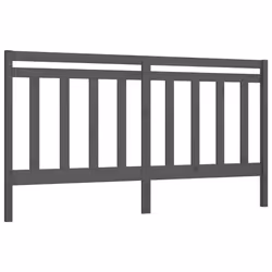 VidaXL 817807, Grigio, Legno di pino, 1860 mm, 100 cm, 40 mm