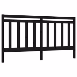 VidaXL 817809, Nero, Legno di pino, 1860 mm, 100 cm, 40 mm