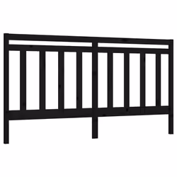 VidaXL 817814, Nero, Legno di pino, 2060 mm, 100 cm, 40 mm