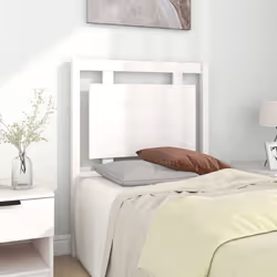 VidaXL 817916 testiera e pedana Bianco