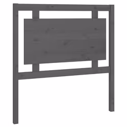 vidaXL Testiera per Letto Grigia 95,5x4x100 cm Legno Massello di Pino - Vista aggiuntiva 2