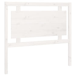 VidaXL 817926 testiera e pedana Bianco