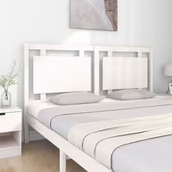 VidaXL 817951 testiera e pedana Bianco
