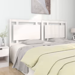 VidaXL 817956 testiera e pedana Bianco