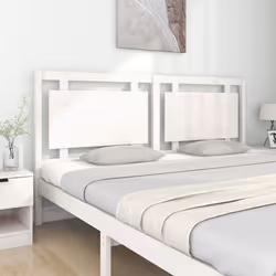 VidaXL 817956 testiera e pedana Bianco