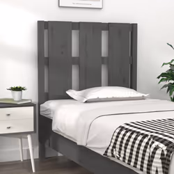 VidaXL 817967 testiera e pedana Grigio