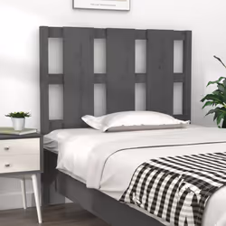 VidaXL 817977 testiera e pedana Grigio