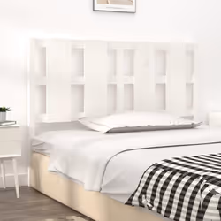 VidaXL 817996 testiera e pedana Bianco