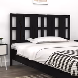VidaXL 817999 testiera e pedana Nero