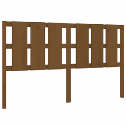 vidaXL Testiera per Letto ambra 185,5x4x100 cm Legno Massello di Pino - Vista aggiuntiva 2