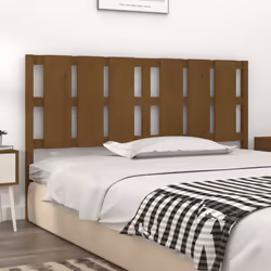 vidaXL Testiera per Letto ambra 185,5x4x100 cm Legno Massello di Pino - Vista aggiuntiva 3