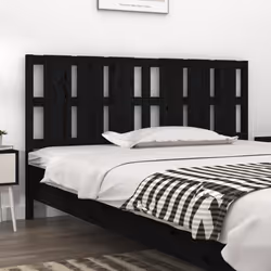 VidaXL 818009 testiera e pedana Nero