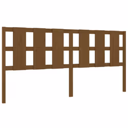 vidaXL Testiera per Letto ambra 205,5x4x100 cm Legno Massello di Pino - Vista aggiuntiva 2