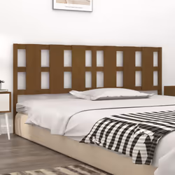 vidaXL Testiera per Letto ambra 205,5x4x100 cm Legno Massello di Pino - Vista aggiuntiva 3