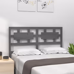 VidaXL 818057 testiera e pedana Grigio
