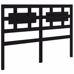 vidaXL Testiera per Letto Nera 185,5x4x100cm in Legno Massello di Pino - Vista aggiuntiva 2