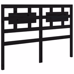 vidaXL Testiera per Letto Nera 205,5x4x100cm in Legno Massello di Pino - Vista aggiuntiva 2