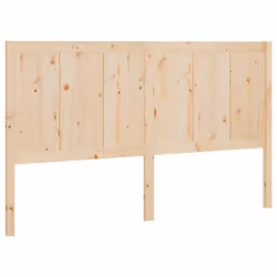 vidaXL Testiera per Letto 125,5x4x100 cm in Legno Massello di Pino - Vista aggiuntiva 2