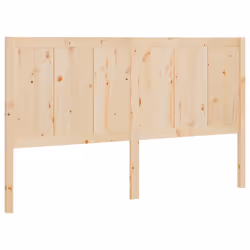 vidaXL Testiera per Letto 205,5x4x100 cm in Legno Massello di Pino - Vista aggiuntiva 2