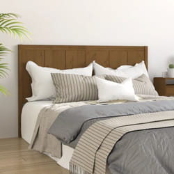 Testiera per Letto ambra 205,5x4x100 cm Legno Massello di Pino Vidaxl