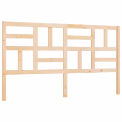 vidaXL Testiera per Letto 206x4x104 cm in Legno Massello di Pino - Vista aggiuntiva 2