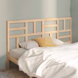 vidaXL Testiera per Letto 206x4x104 cm in Legno Massello di Pino - Vista aggiuntiva 3