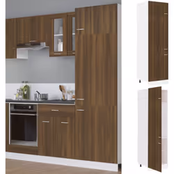 Questo mobile per frigo ottimizza lo spazio della vostra cucina, fornendo ampio spazio di stoccaggio per i vostri effetti per ...